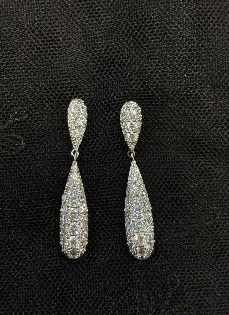 Pendiente plateado 0131