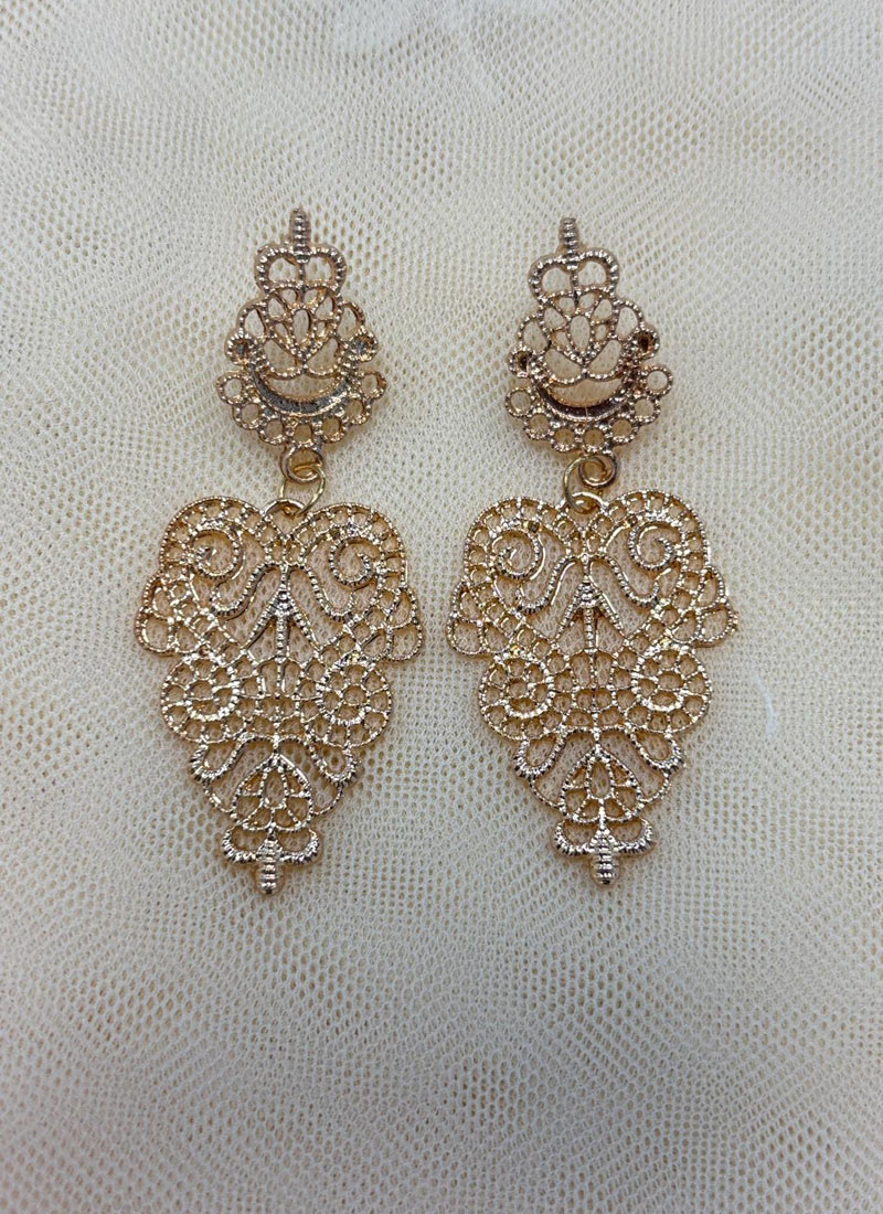 Pendiente dorado 0127