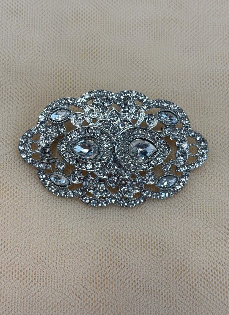 Broche Plateado 791