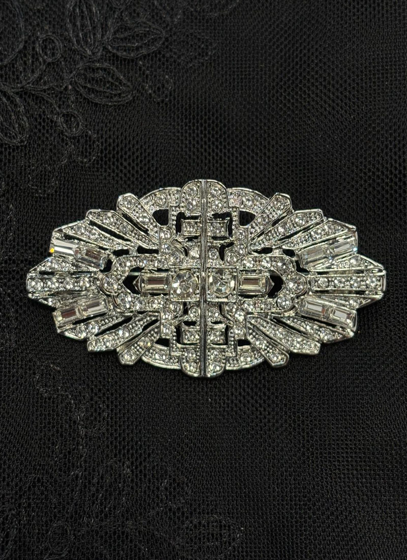 Broche plateado 784